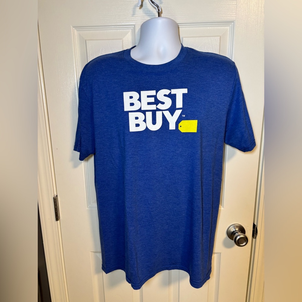 District Men's Royal Blue Best Buy Logo Tee-size large